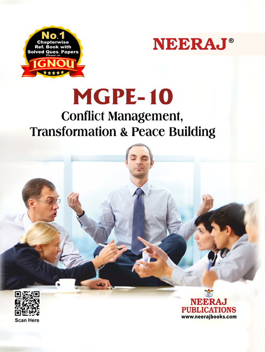 Conflict Management Transformation and Peace Building