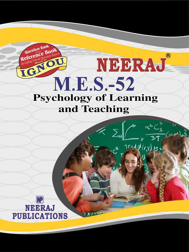 Psychology of Learning and Teaching